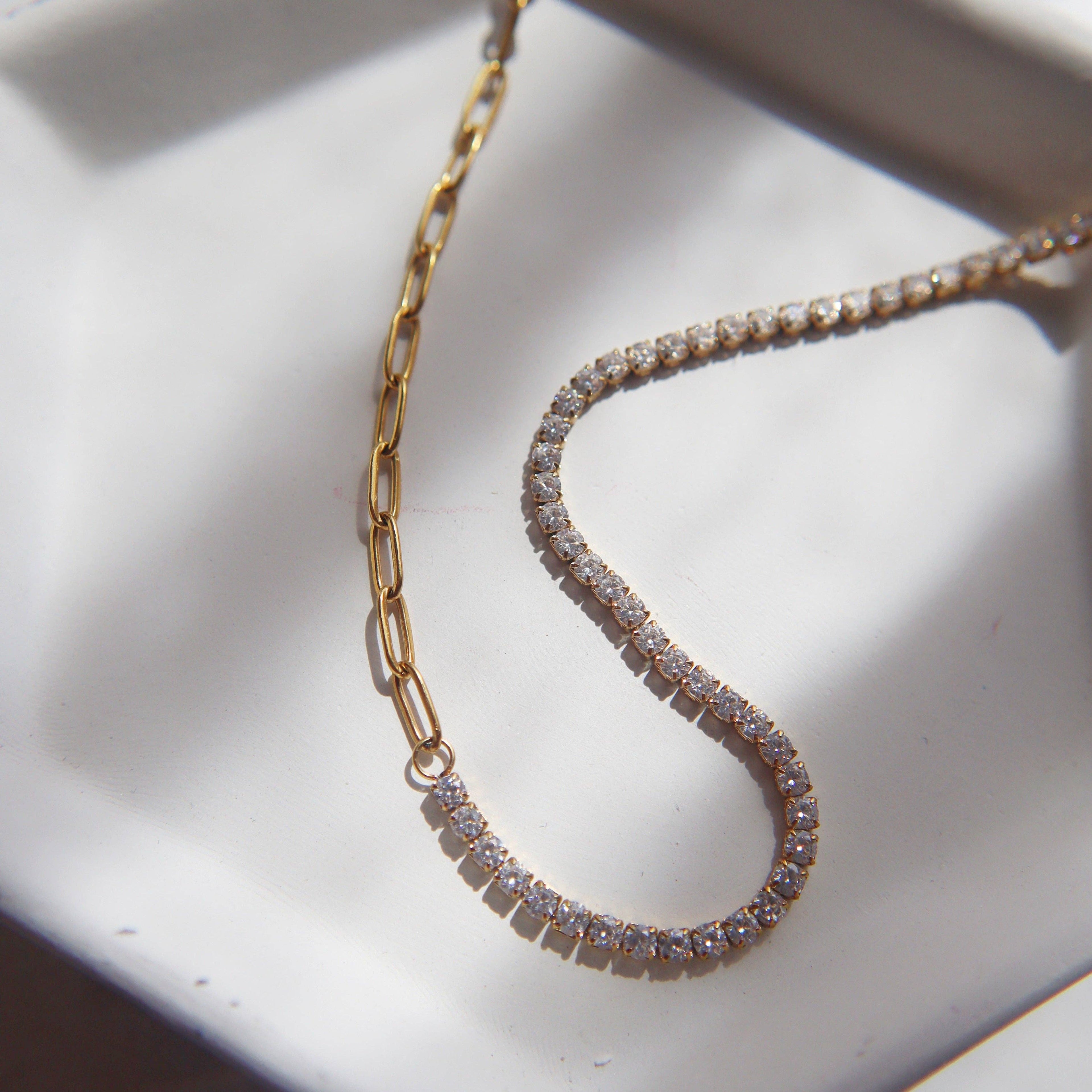 Celine Paperclip Necklace