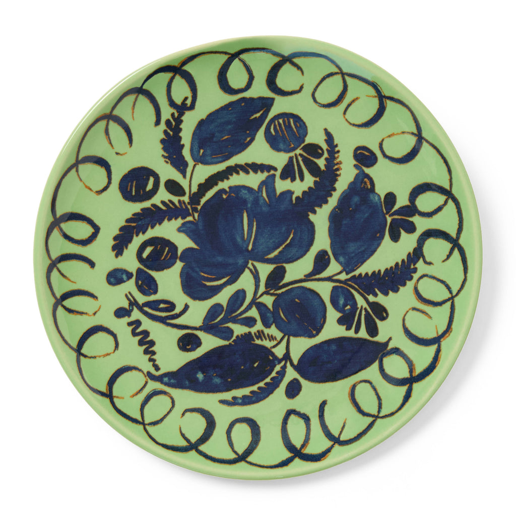 Caravan Home Amalfi 9" plate- Green