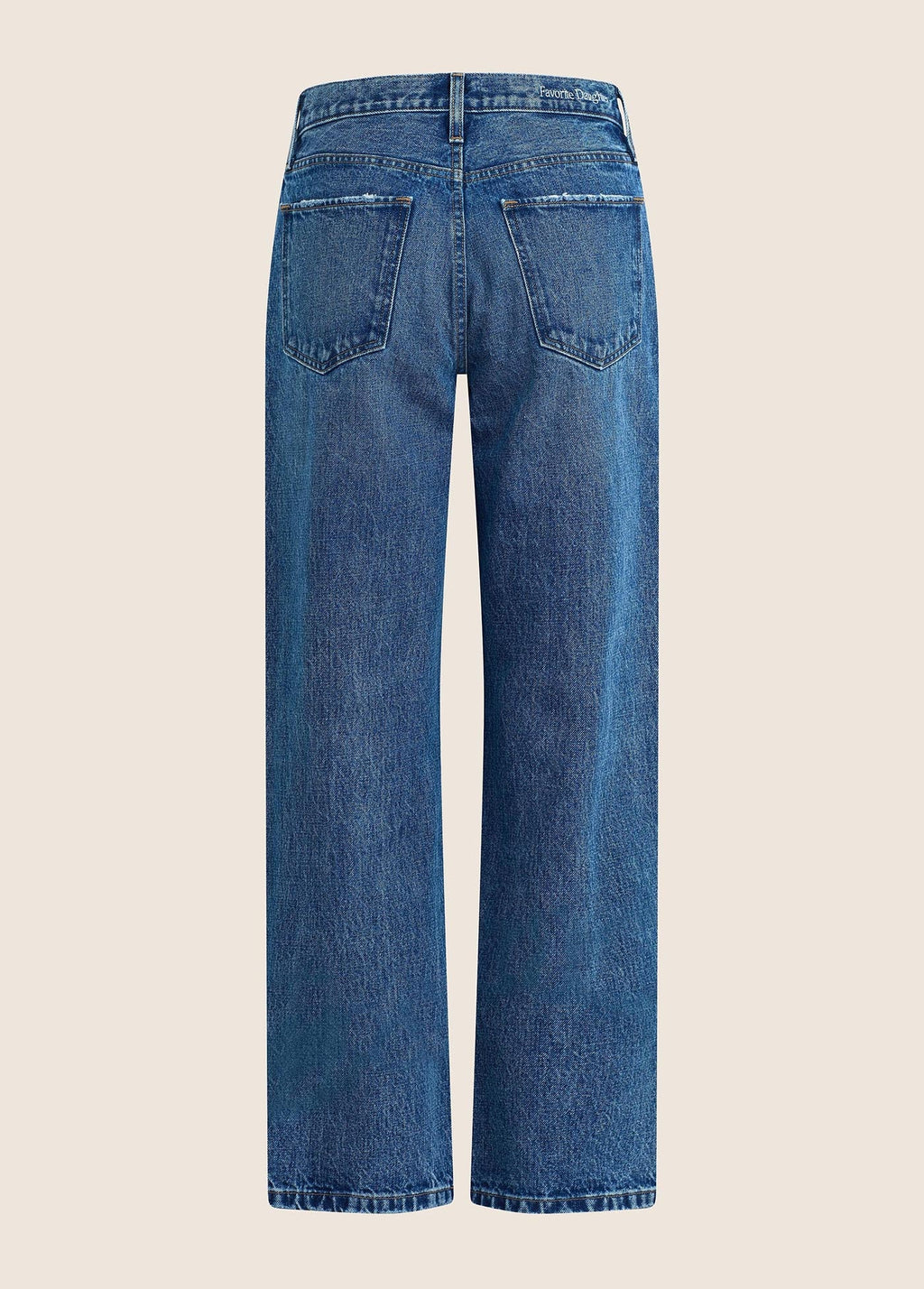 Favorite Daughter The Tommy Low Slung Straight Jeans - Charlestown Wash