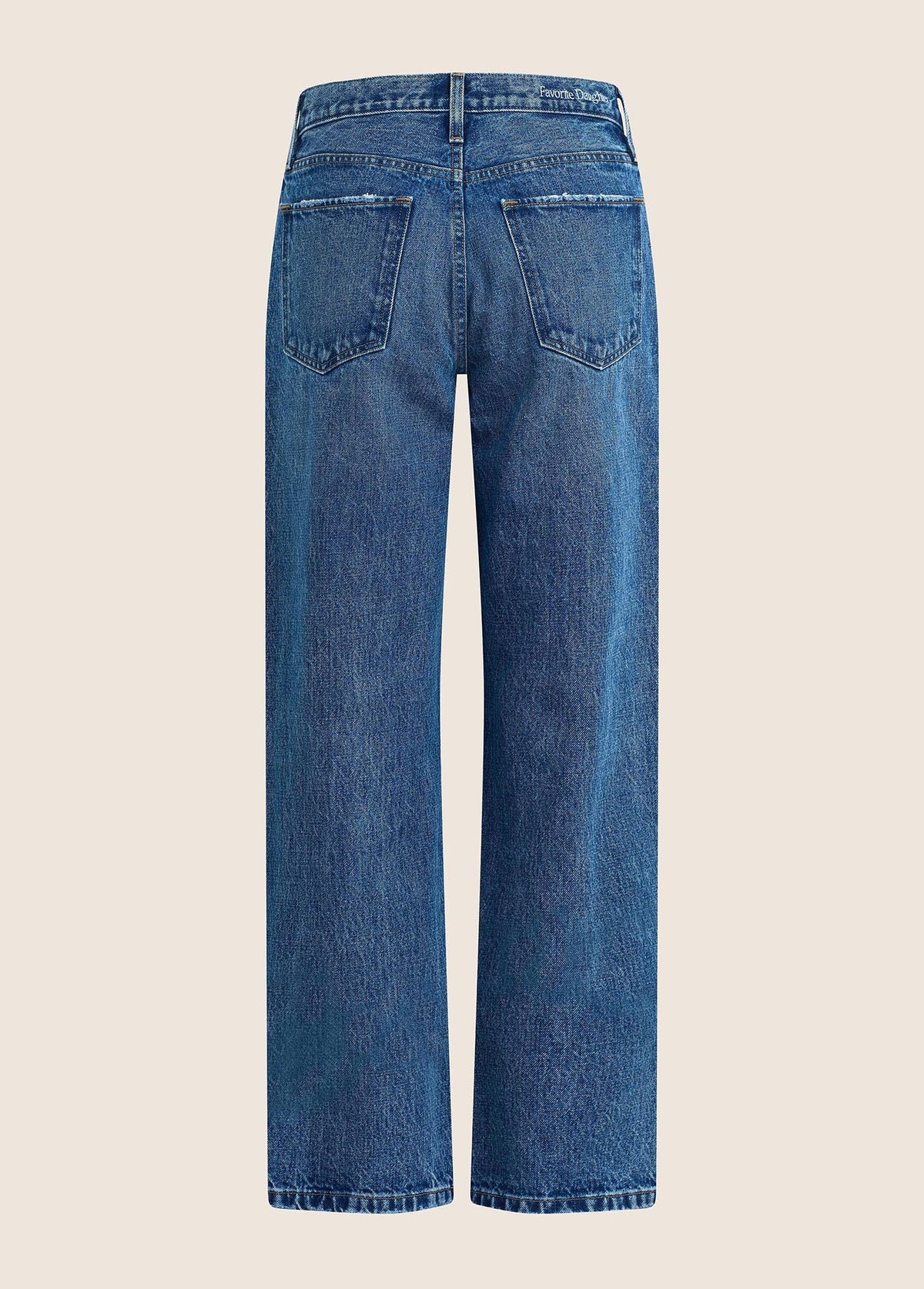 Favorite Daughter The Tommy Low Slung Straight Jeans - Charlestown Wash
