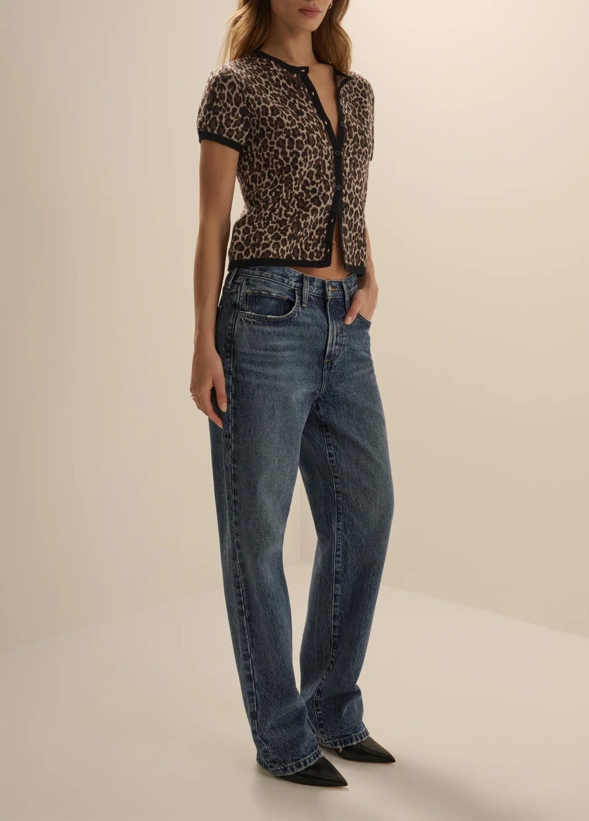 Favorite Daughter The Tommy Low Slung Straight Jeans - Charlestown Wash
