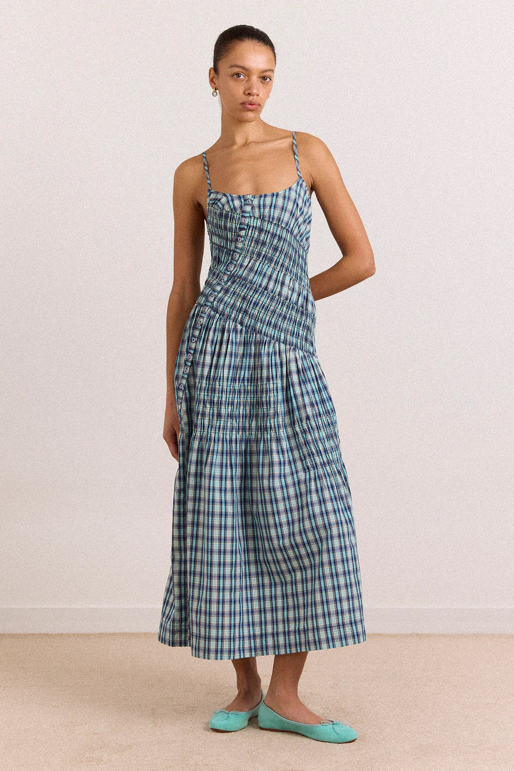 Damson Madder Lyra Midi Dress