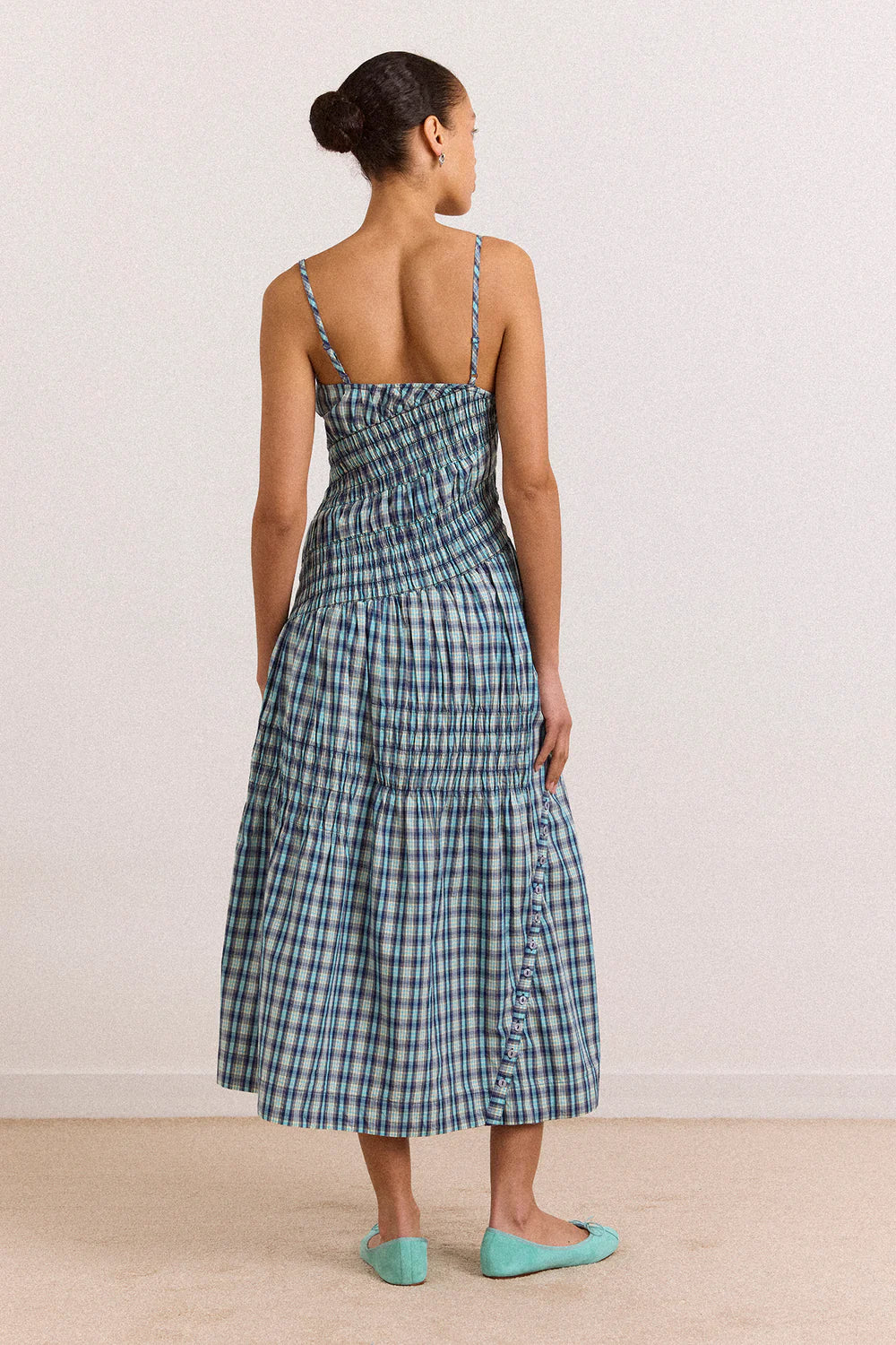 Damson Madder Lyra Midi Dress