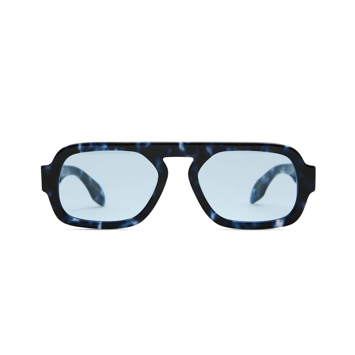 ELISA JOHNSON JANE MINI SUNGLASSES IN BLUE TORTOISE