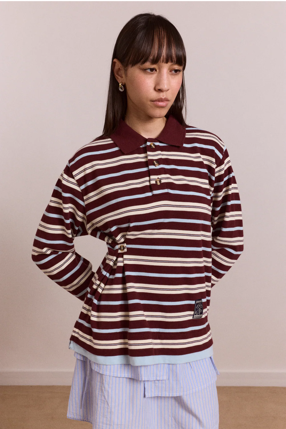 Damson madder noah cinch layered rugby