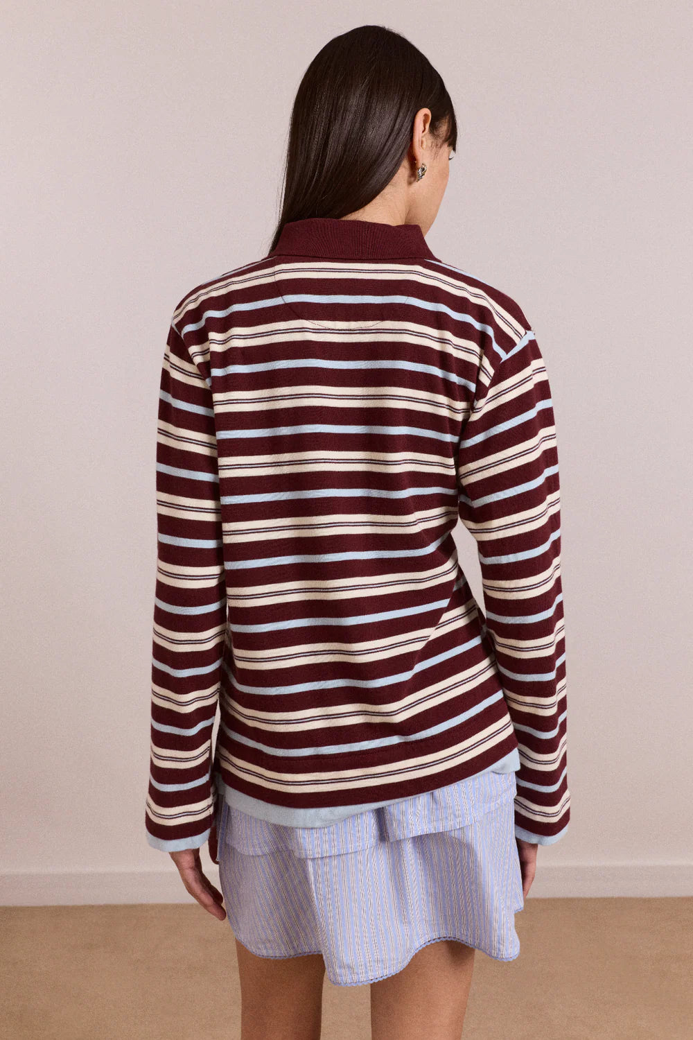 Damson madder noah cinch layered rugby