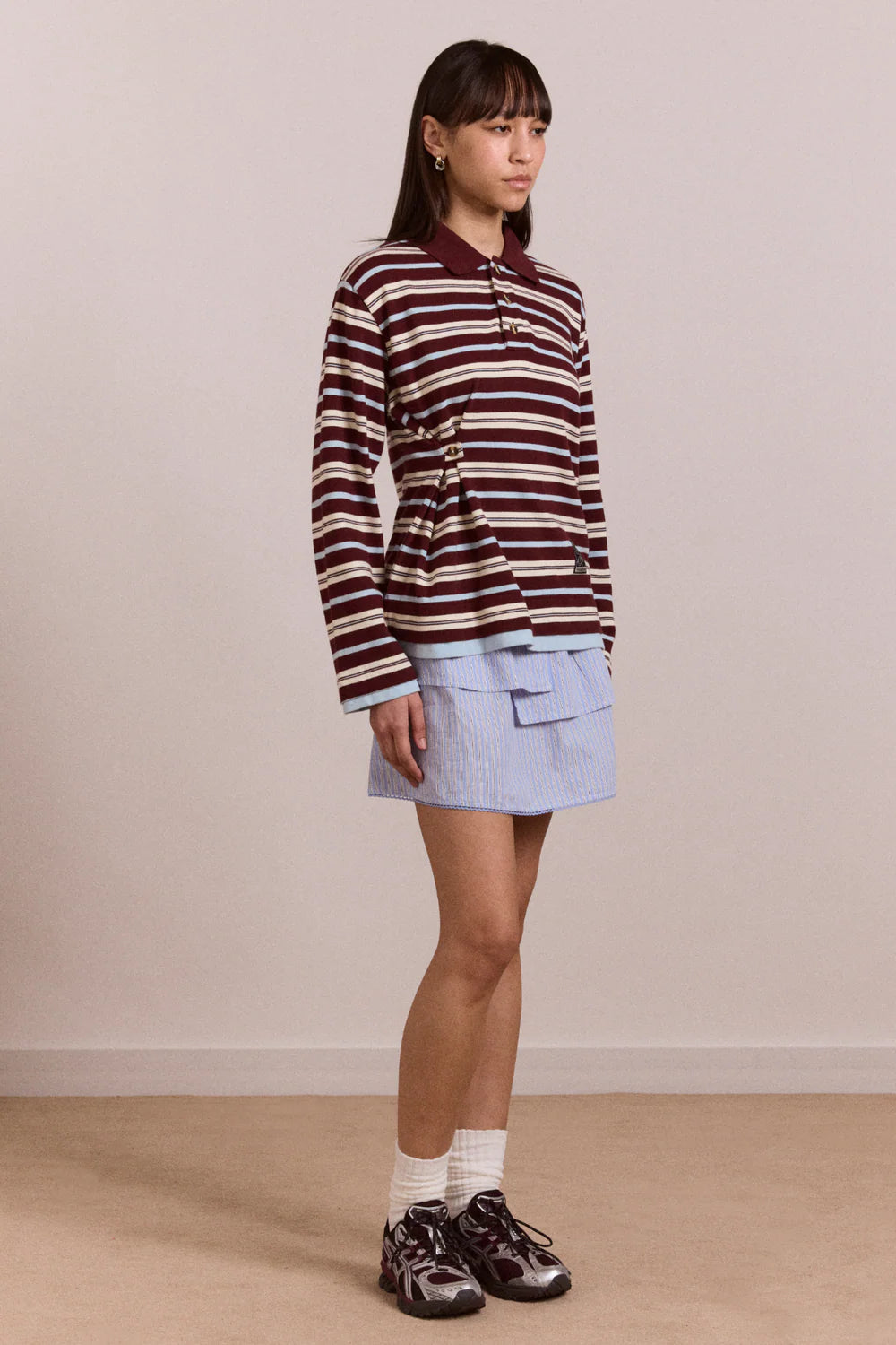 Damson madder noah cinch layered rugby