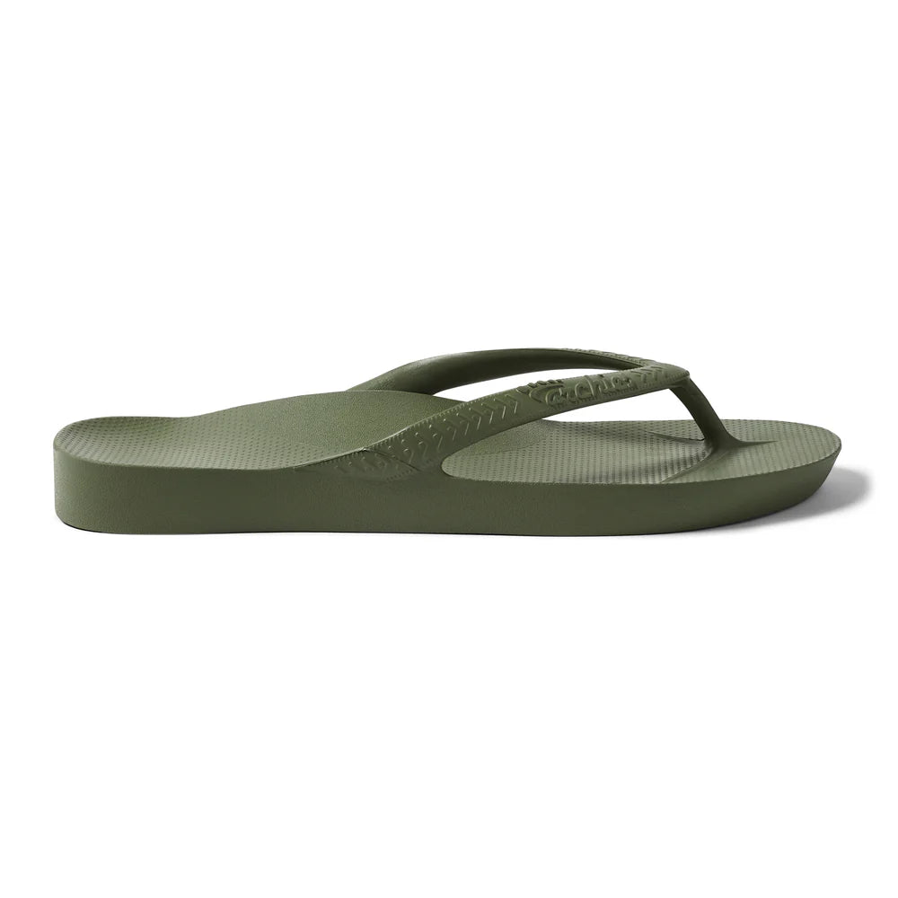 Archies flip flops Olive