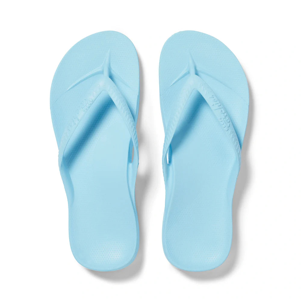 Archies flip flops sky blue