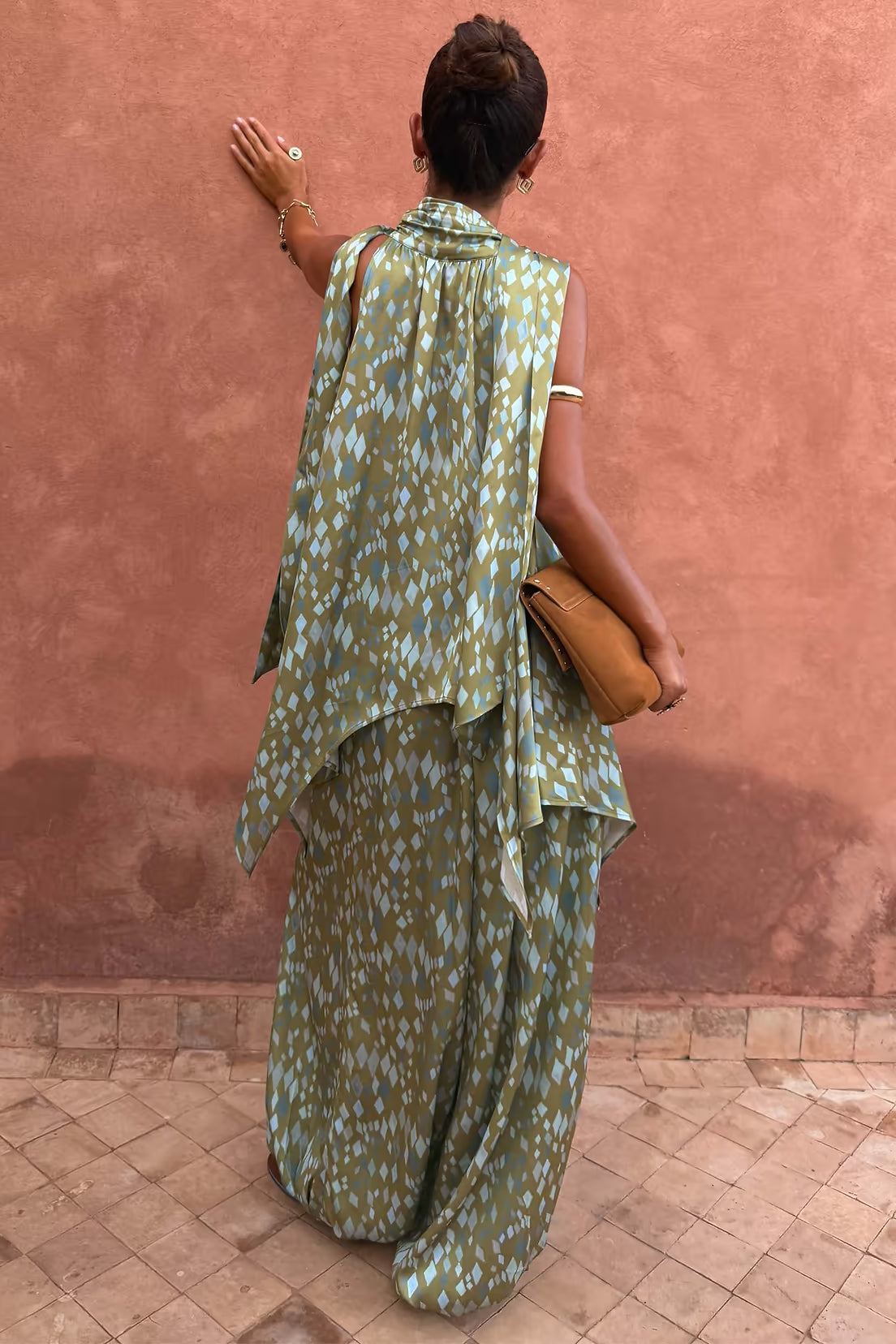Never Fully dressed green diamond balloon trouser